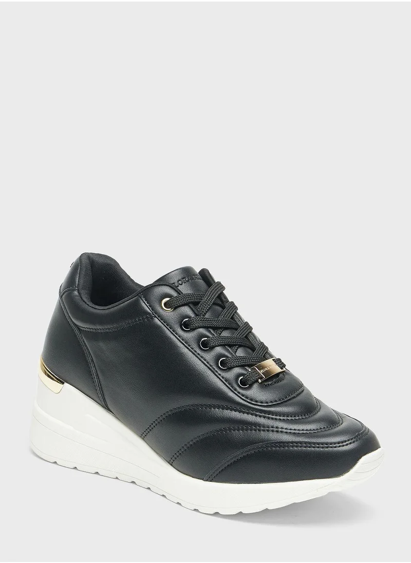 shoexpress Lace Up Low Top Sneakers
