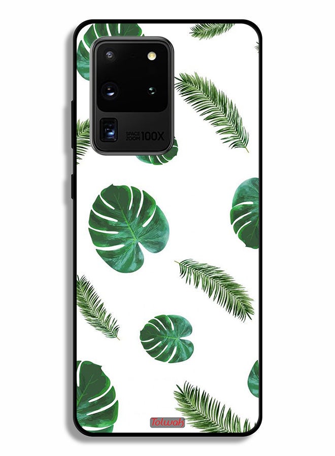 Tolwak Samsung Galaxy S20 Ultra Protective Case Cover Feathers Art - Image 2