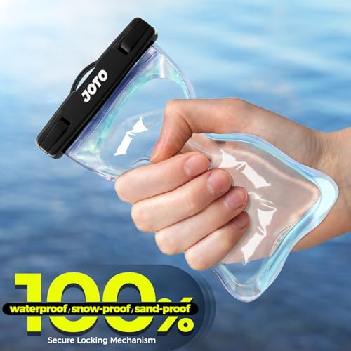 JOTO Up to 7" Universal Waterproof Phone Case for iPhone 16 15 14 13 Plus Pro Max, IPX8 Cellphone Dry Bag 12 11 Pro Max XR X 8 7 6S Plus SE, Galaxy S23 S22 S21 S20+ S20 S10 Plus Note, Pixel -Sparkle - Image 5