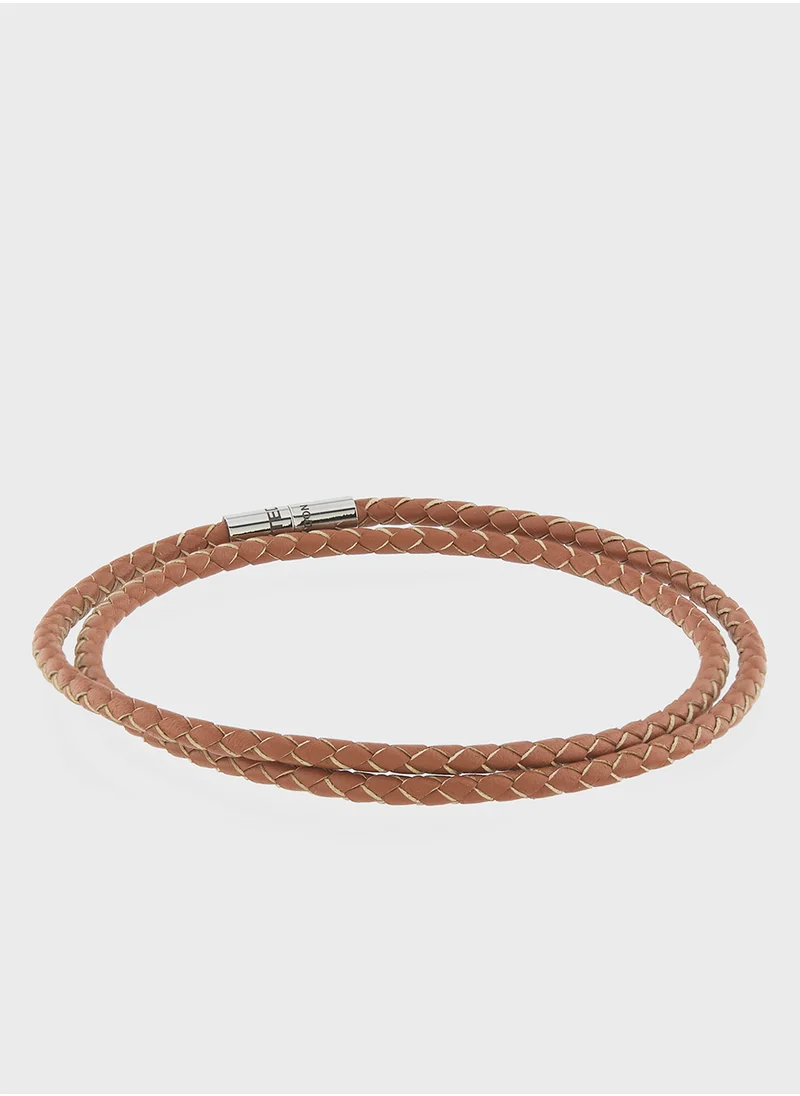 تيد بيكر Leather Single Bracelet