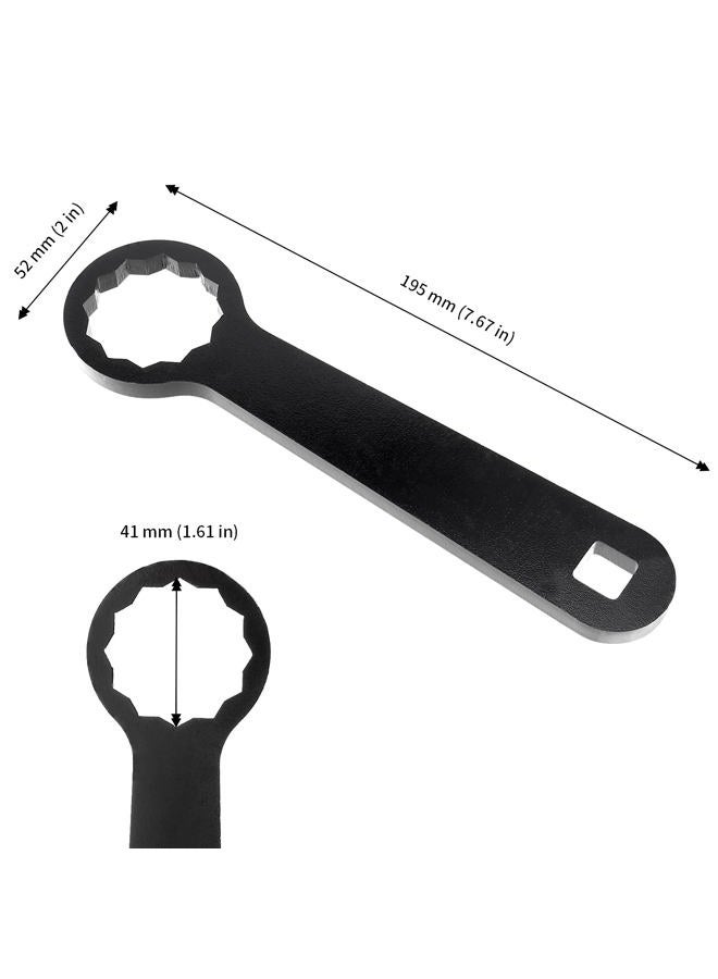 JAPCHET 2 Pack 36 mm Black Rear Axle Wrench, 4882 Rear Wheel Axle Torque Wrench Hand Tool for Harley-Davidson Motorcycles, Similar to HD-47925 - Image 2