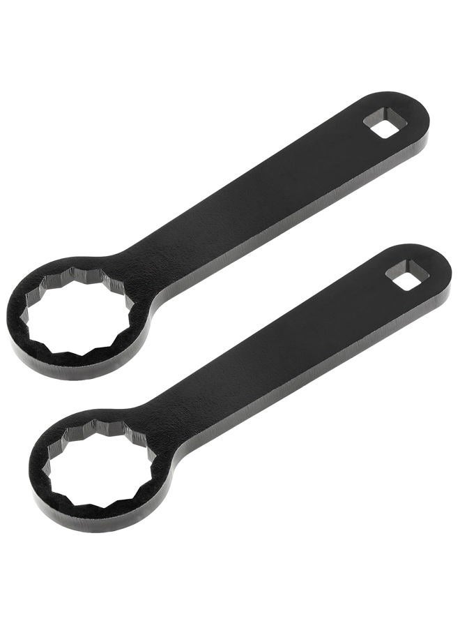 JAPCHET 2 Pack 36 mm Black Rear Axle Wrench, 4882 Rear Wheel Axle Torque Wrench Hand Tool for Harley-Davidson Motorcycles, Similar to HD-47925 - Image 1
