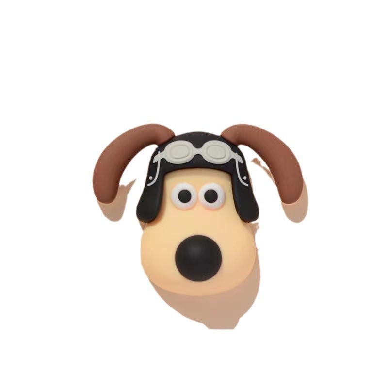 Internet Celebrity Repair Dog Refrigerator Magnet Decorative Message Board Cartoon Ins Creative Big-Eared Dog Stereo Sticker Cute Diy Water Cup Sticker - Image 5