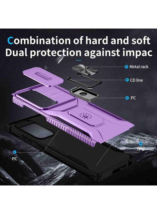S-TOP Case For Samsung Galaxy S23 Ultra 5G Sliding Camshield Holder Phone Case - Image 4
