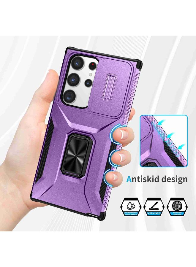 S-TOP Case For Samsung Galaxy S23 Ultra 5G Sliding Camshield Holder Phone Case - Image 2