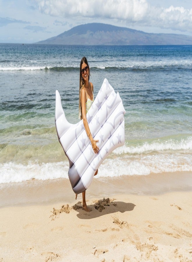 Poolcandy Giant White Cowgirl Boot 54" Inflatable Pool Float by PoolCandy - Image 4