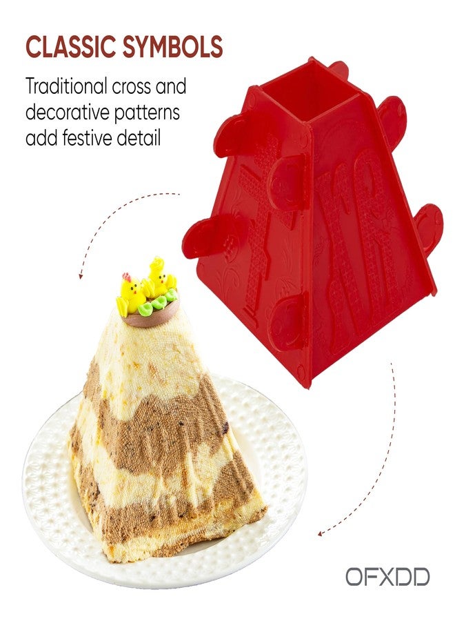OFXDD Orthodox Easter Cottage Form - Russian Cheesecake Kulich Tvorog Mold - Pashka Form - Image 4