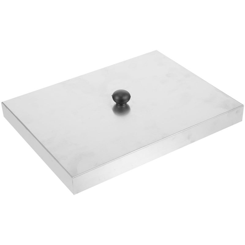 Commercial Takoyaki Machine Stainless Steel Dustproof Cover Food Container Tray Lid - Image 2