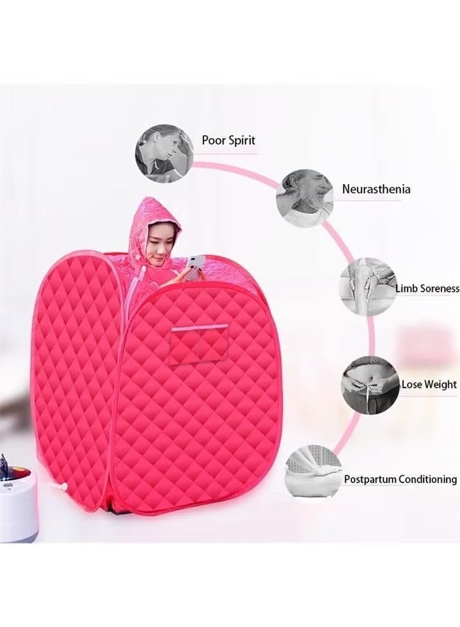 خيمة ساونا بخارية مع حقيبة ساونا وصندوق أعشاب سبا للعلاج العطري - Image 2
