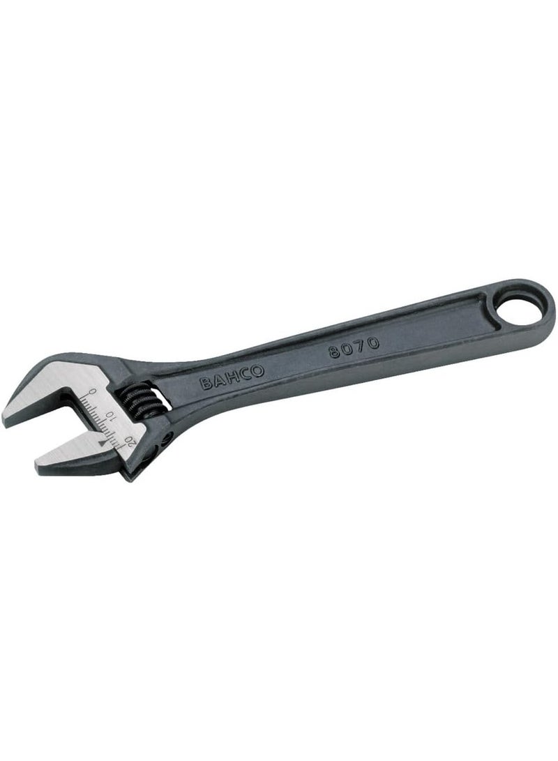 Bahco Flat Keys Phosphated Adjustable Wrench 8071, Gray - Image 1