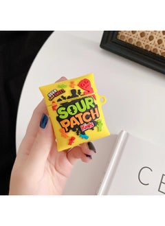 Cartoon Snack Drink Vaseline AirPods 4 Generation Apple Earphone Case Bluetooth Cover Silicone Protective Cover-Color:Yellow Sour Sugar (precision Hole)-Applicable Models:AirPods 4