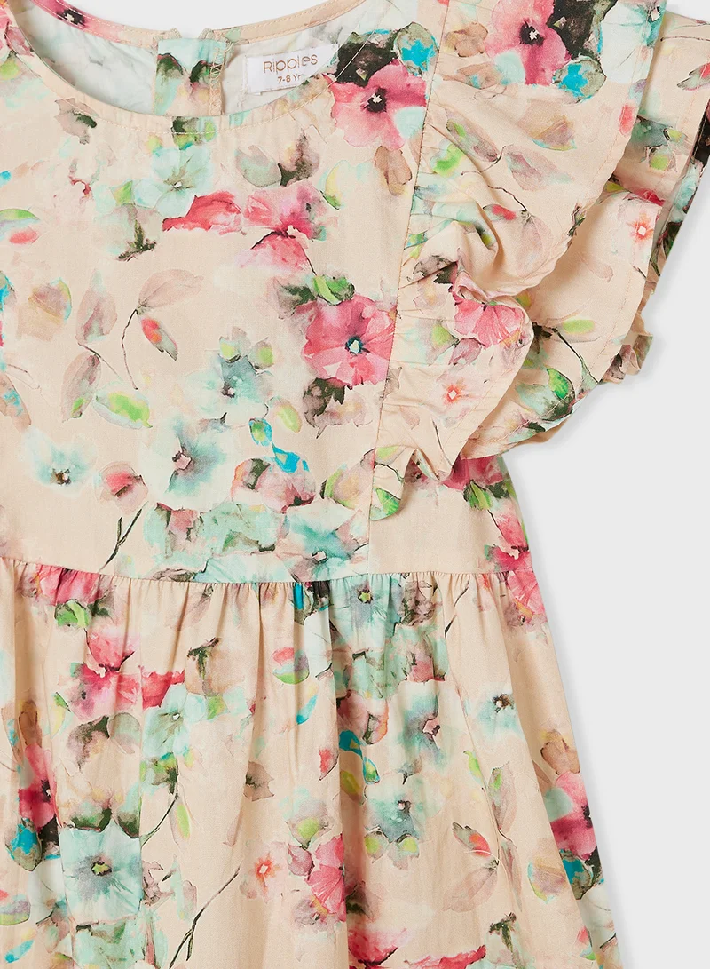 ريبلز مع نمشي GIRLS CASUAL DRESS