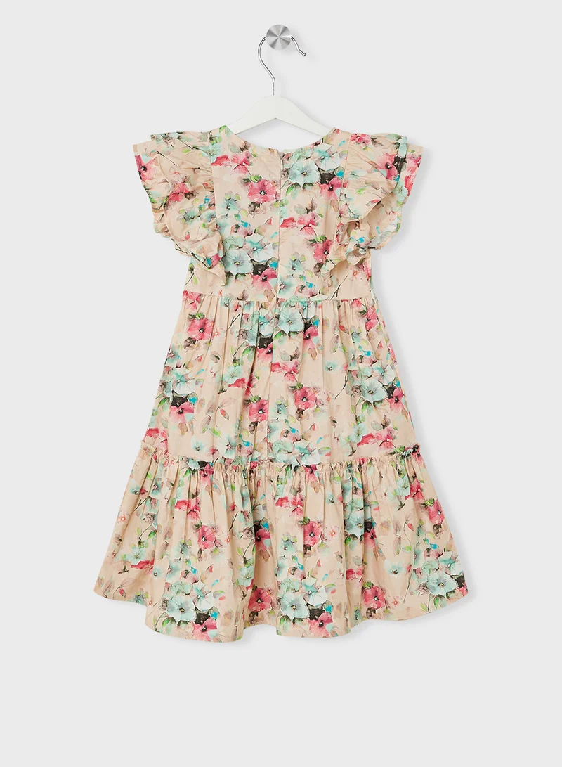 ريبلز مع نمشي GIRLS CASUAL DRESS