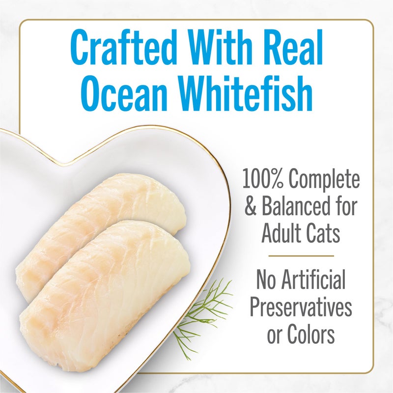 Fancy Feast Purina Fancy Feast Petites Ocean Whitefish Entree With Tomato in Gravy Gourmet Wet Cat Food - (Pack of 12) 2.8 oz. Tubs - Image 3