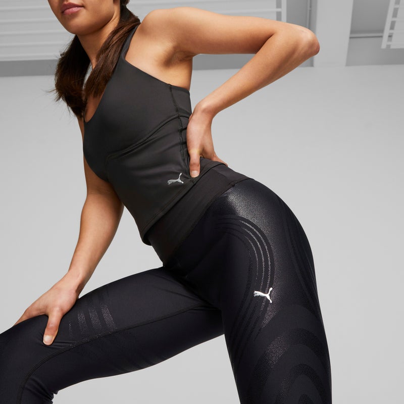 PUMA EVERSCULPT SHINE High-Waisted Full-Length Womens Black Training Tights - Image 3