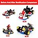 DALDED Remote Control Motor Upgrade Kit for Lego Mario Kart 72037 2 Motors Rechargeable Battery Controller Included Power Pack Only Model Not Included - Image 4