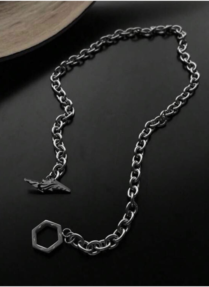 JewelryEveryday Silver Stainless Steel Necklace For Men  - Image 5