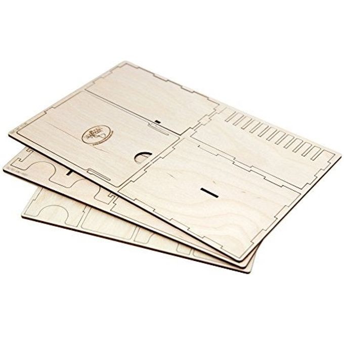 The Broken Token Case for Mini US and Mini European Size Cards Wood Card Case with Eight Adjustable Dividers - Image 3