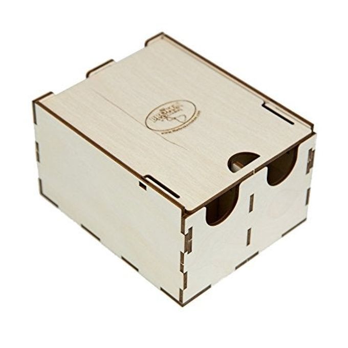 The Broken Token Case for Mini US and Mini European Size Cards Wood Card Case with Eight Adjustable Dividers - Image 2