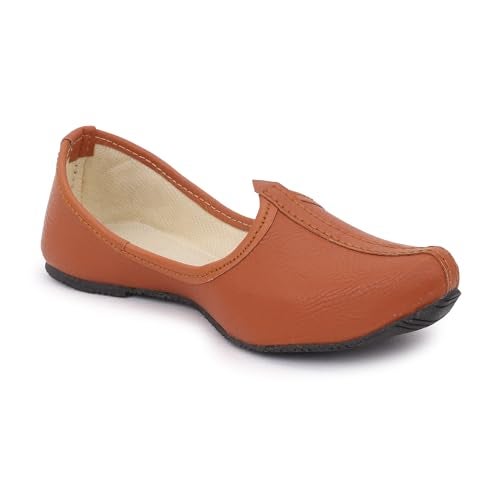 superminis Boys Ethnic Jutti Slip On Mojari Comfortable Lightweight Casual Kids (5-5.5 Y, Brown) - Image 2