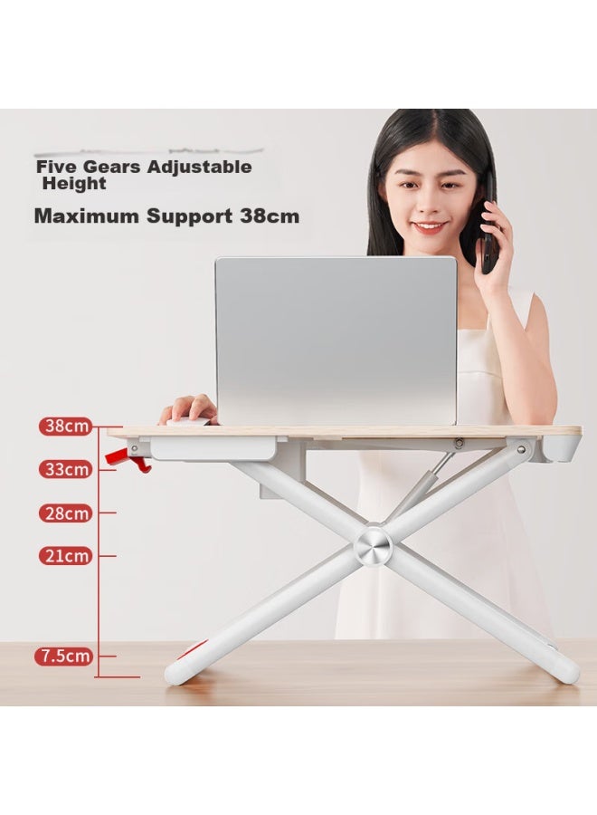 Xgear Height Adjustable Computer Desk, Standing Desk, Laptop Pneumatic Lift Adjustable Stand Tr3 - Image 5