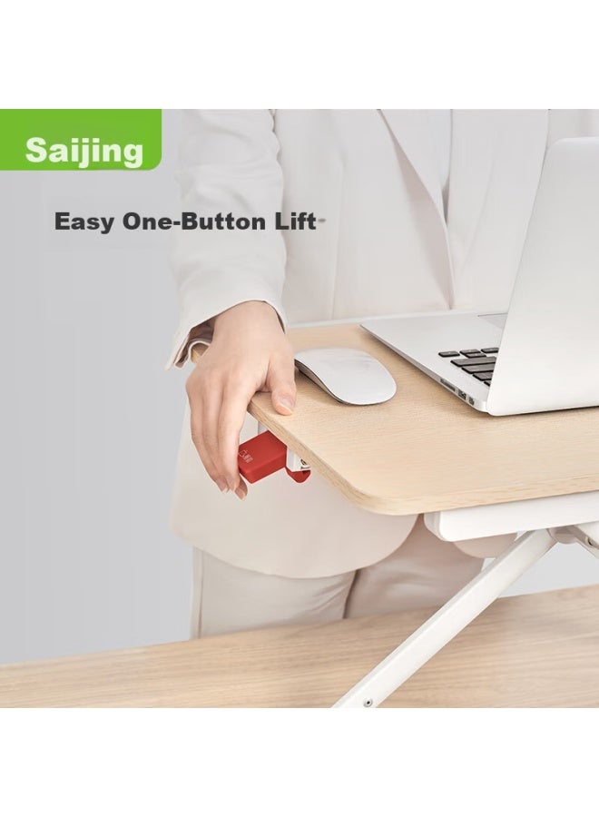Xgear Height Adjustable Computer Desk, Standing Desk, Laptop Pneumatic Lift Adjustable Stand Tr3 - Image 2