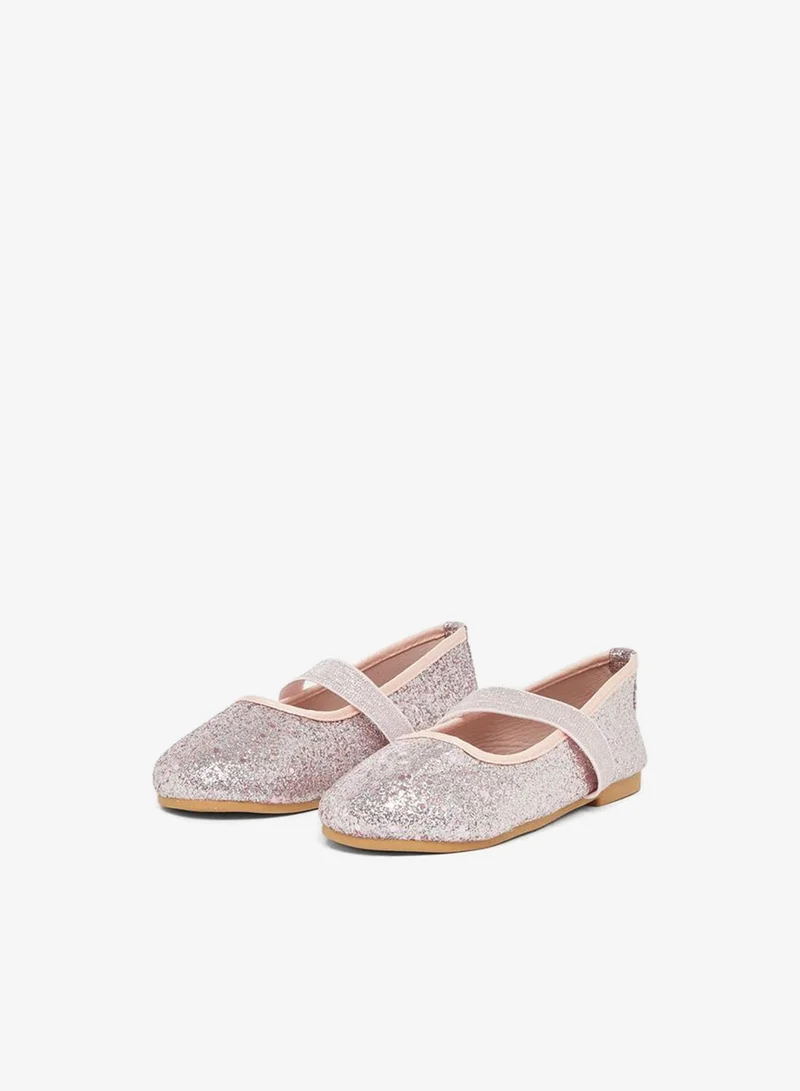 Styli Girls Pink Glitter Ballerinas