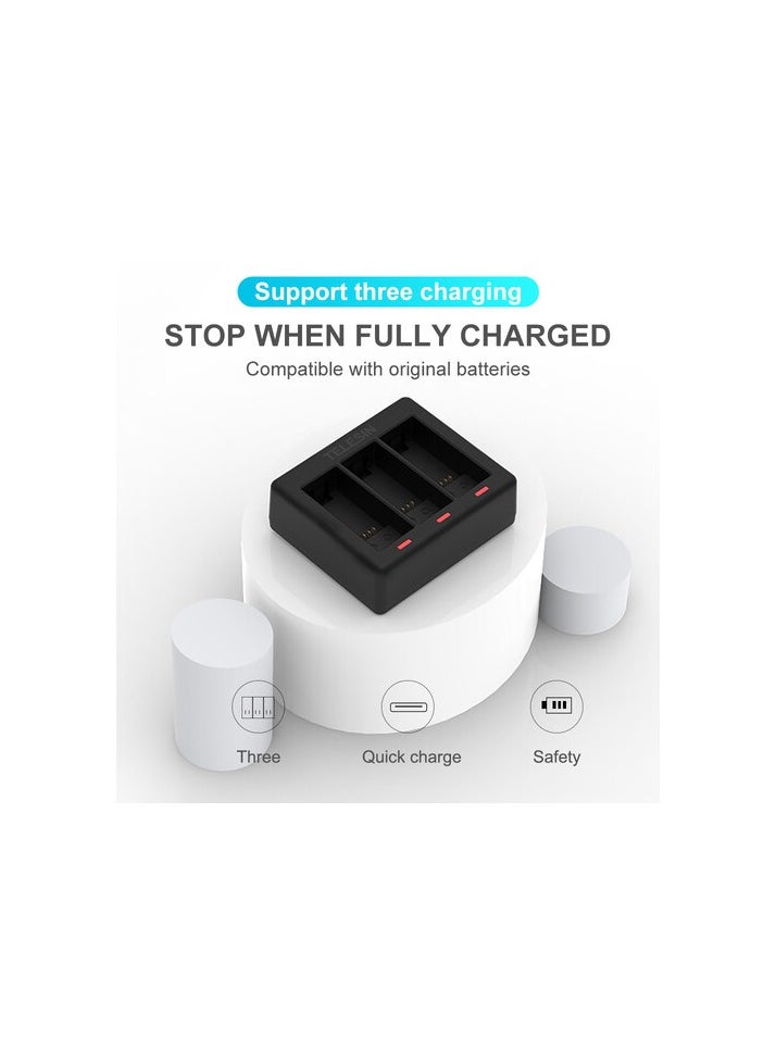 TELESIN 3 Channel Battery Charger For Gopro Hero9 Black  - Image 3