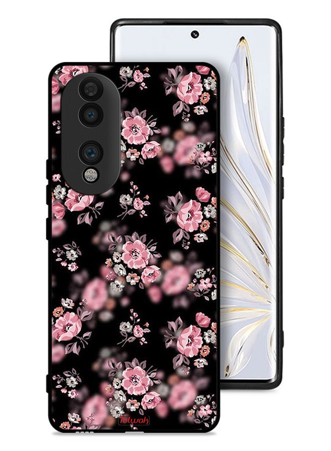 Tolwak Honor 70 Protective Case Cover Portrait Flowers Pattern - Image 1