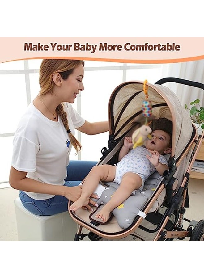 UNITRIP Baby Car Seat Cushion for Stroller and Car Seat, Baby Stroller High Car Chair Seat Liner Mat, Universal Padding Liner Child Car Safety Seat Cushion - Image 5