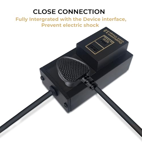 MX Extension Board – Universal 3‑Pin Socket + 95 W USB‑C Power Delivery & USB‑A Port | 1.5 m Heavy‑Duty Cable | Flame‑Retardant Body, Safety Shutter, 6–13 A Rated - Image 4