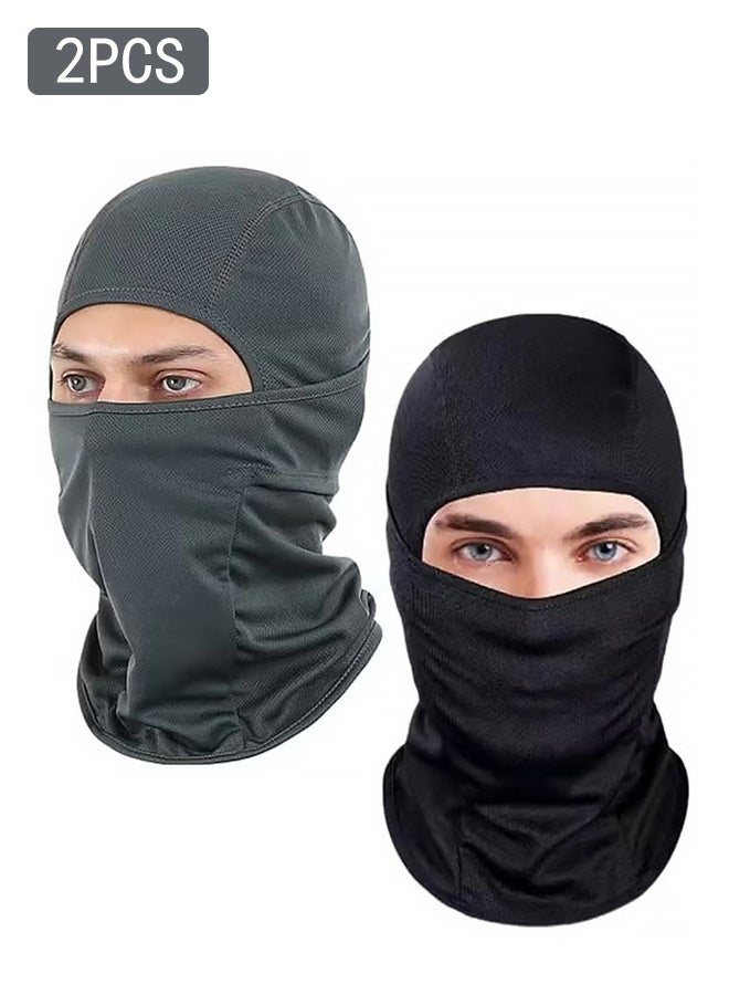 MXN 2 Pcs Face Mask ,Windproof Full Face Mask, Breathable Full Face Mask for Skiing,Motorcycle face cover Cooling Neck Gaiter UV Protector Mask for Men/Women - Image 1