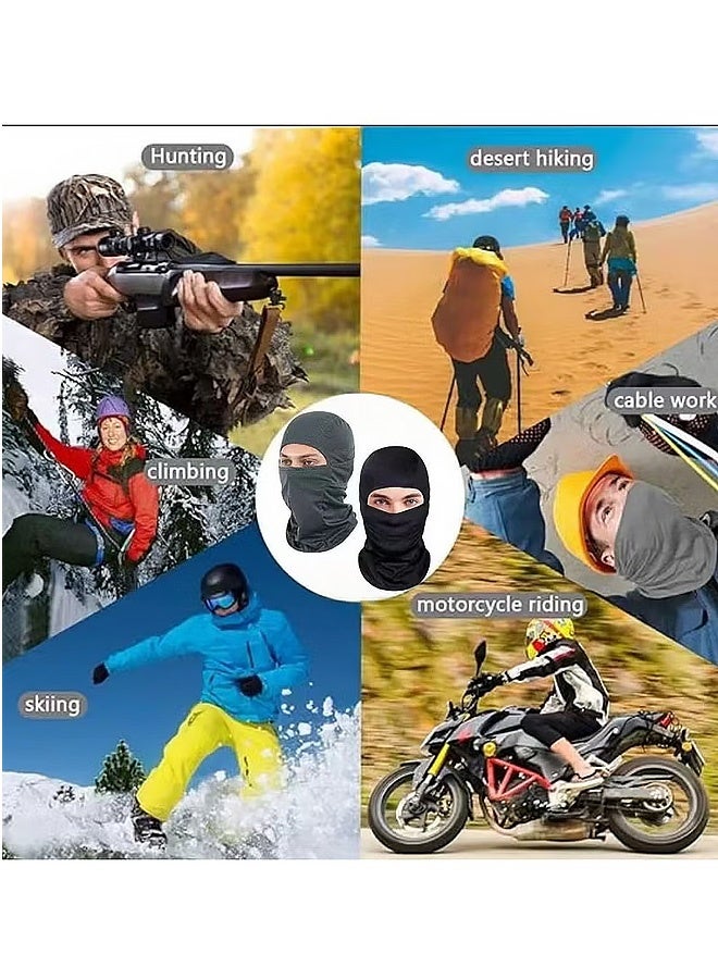 MXN 2 Pcs Face Mask ,Windproof Full Face Mask, Breathable Full Face Mask for Skiing,Motorcycle face cover Cooling Neck Gaiter UV Protector Mask for Men/Women - Image 4