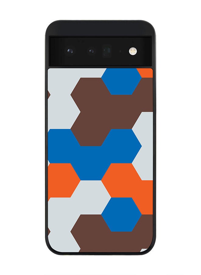 Stylizedd Rugged Black edge case for Google Pixel 6 5G Slim fit Soft Case Flexible Rubber Edges Anti Drop TPU Gel Thin Cover - Blockbuster Retro - Image 1