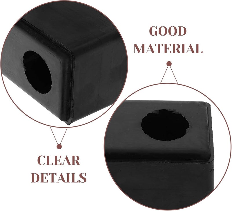 Yardwe Truck Trailer Dock Protection Rubber Bumper Pads 15cm Anti-Collision Dock Buffer Block Automotive Trailer Bumper Guard for Truck Rear Tail Protection - Image 3