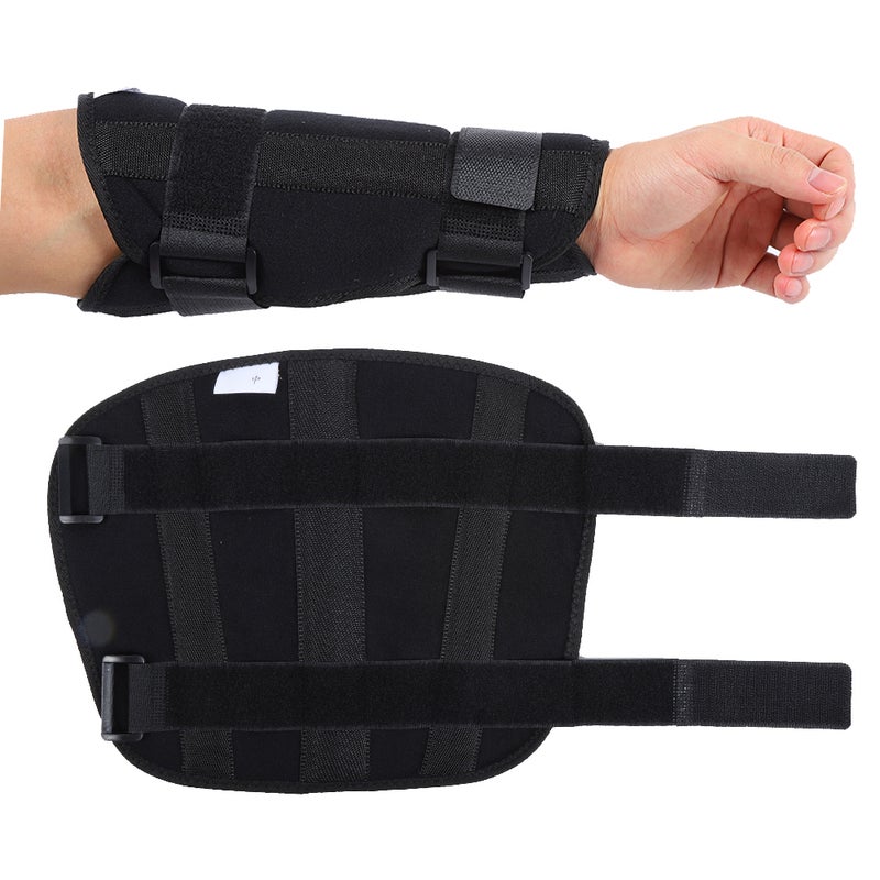 Forearm Fixing Band Arm Fracture Sprain Plywood Fixation Brace Rehabilitation Support BlackBlack M - Image 4