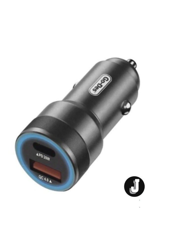 JAJEEK 45W PD Car Charger – Fast USB-C & USB-A Charging for iPhone, Android, Tablets & More - Image 3