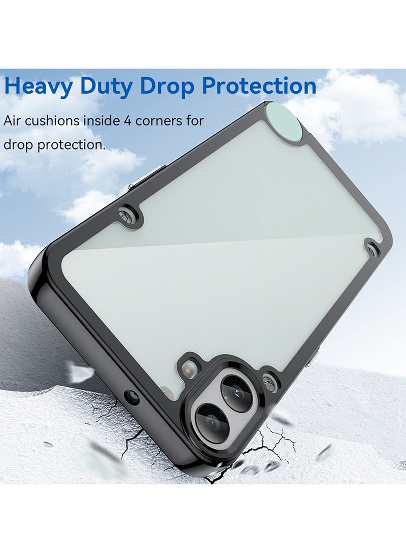 يوارب كينج غطاء حماية لهاتف Nothing CMF Phone 1/CMF من Nothing Phone 1 باللون الأسود - Image 3