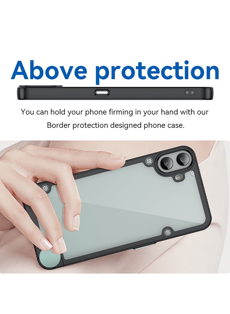 يوارب كينج غطاء حماية لهاتف Nothing CMF Phone 1/CMF من Nothing Phone 1 باللون الأسود - Image 4