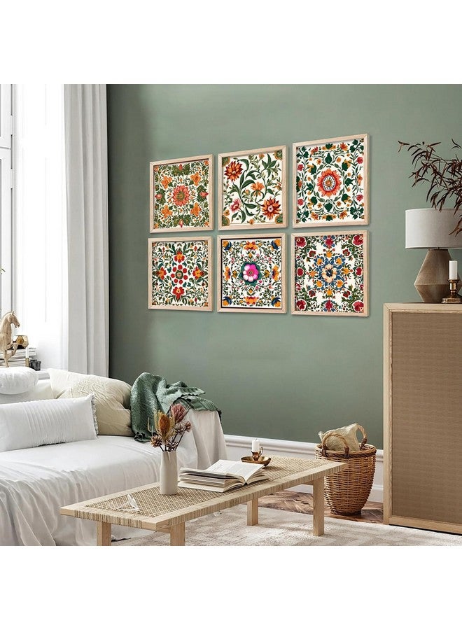 kotart Premium Digital Madhubani Art Paintings with Frame for Home Decor - Traditional Indian Painting for Wall Decoration (10x10 inch, Painting 2) - Image 3