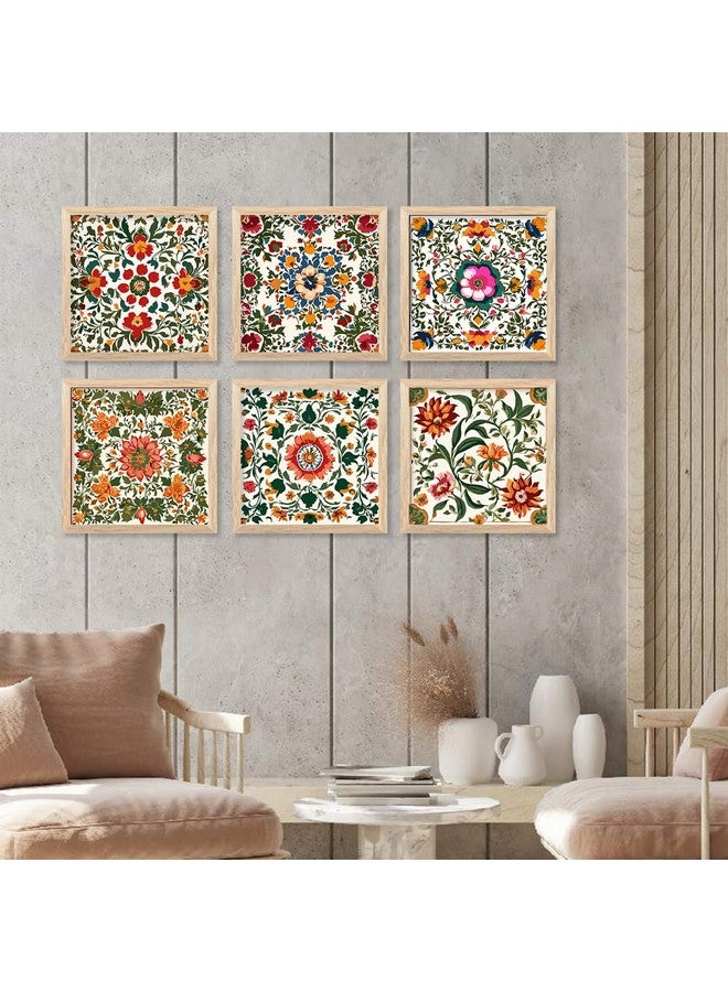kotart Premium Digital Madhubani Art Paintings with Frame for Home Decor - Traditional Indian Painting for Wall Decoration (10x10 inch, Painting 2) - Image 5