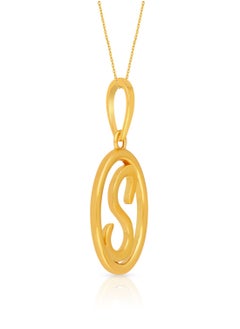 Malabar Gold and Diamonds 22k 916 Purity Gold Pendant for Women DZPN187SY  - Image 2