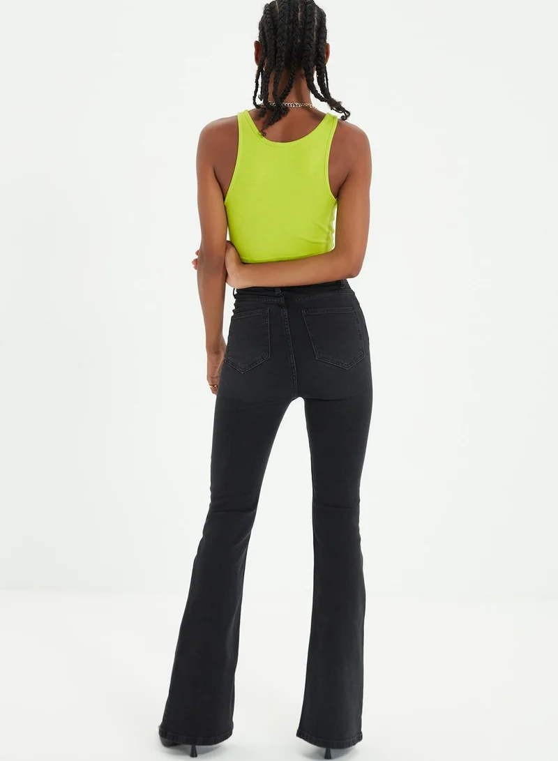 trendyol High Waist Flared Jeans