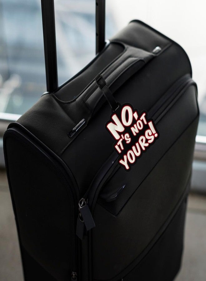 إيثيو بطاقات أمتعة للأطفال من إيثيو، بطاقات أمتعة مع ملصق للاسم والعنوان | بطاقات أمتعة سيليكون للحقائب، بطاقات تعريف لحقائب السفر/الحقائب المدرسية، بطاقة تعريف ملونة متعددة الألوان (لا، ليست لك) - Image 2