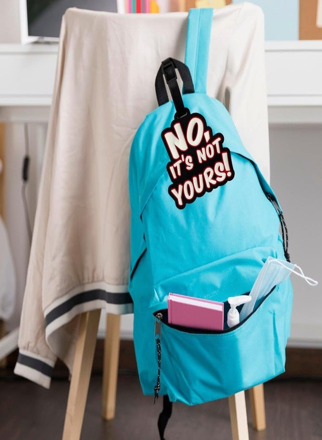 إيثيو بطاقات أمتعة للأطفال من إيثيو، بطاقات أمتعة مع ملصق للاسم والعنوان | بطاقات أمتعة سيليكون للحقائب، بطاقات تعريف لحقائب السفر/الحقائب المدرسية، بطاقة تعريف ملونة متعددة الألوان (لا، ليست لك) - Image 3