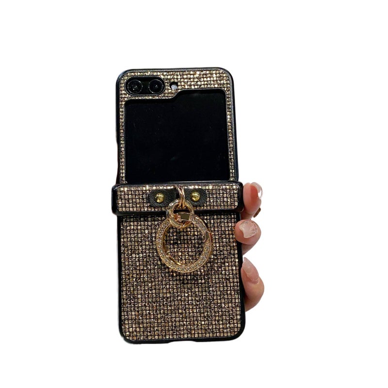 غطاء واقي | مقاوم للصدمات لـ Samsung Galaxy Z Flip 5 | Gold | حماية من السقوط | مقاوم لبصمات الأصابع - Image 1