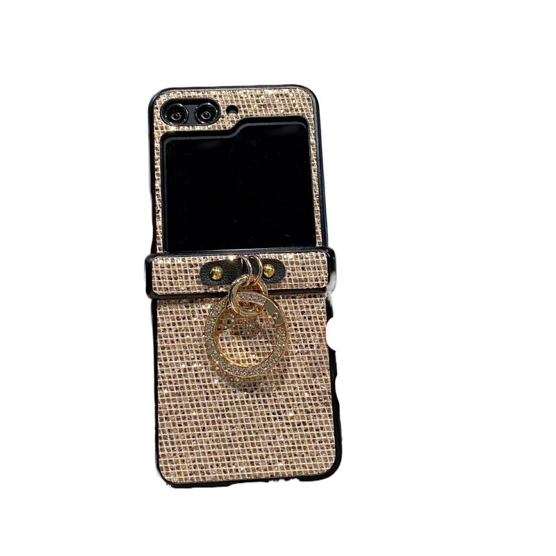 غطاء واقي | مقاوم للصدمات لـ Samsung Galaxy Z Flip 5 | Gold | حماية من السقوط | مقاوم لبصمات الأصابع - Image 4