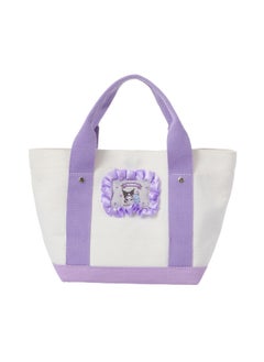 Miniso MINISO Sanrio characters Contrast Color Shopping Bag (Kuromi), Fashionable and Durable Bag for Everyday Use, Perfect for Shopping or Daily Use 