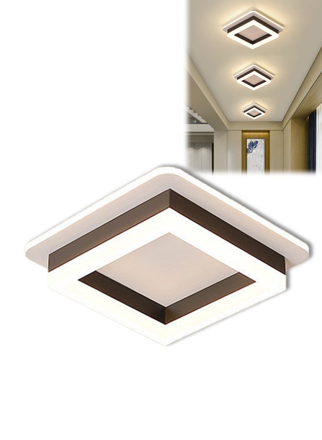 DUNISO Flush Mount LED Ceiling Light,  Dimmable ABS Eye Protection Ceiling Light, Acrylic Modern Hallway Light, Energy Saving, Suitable For Kitchens, Bedrooms, Balconies, Corridors and Restaurants - Image 1
