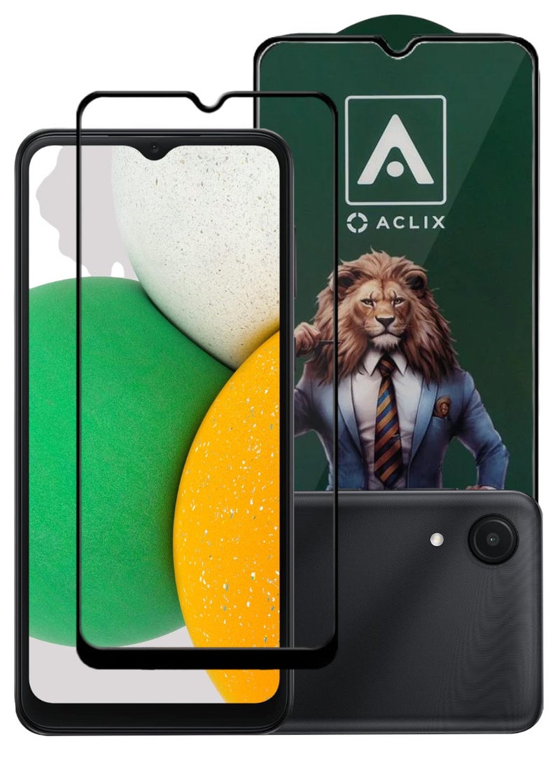 ACLIX Antistatic ESD Dustproof Premium Quality High Definition Tempered Glass Screen Protector Designed For Samsung Galaxy A03 Core - Image 1